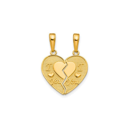 Break Apart Heart Charms - Elisha Marie Jewelry