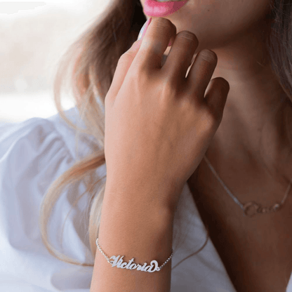 Carrie Name Bracelet - Elisha Marie Jewelry