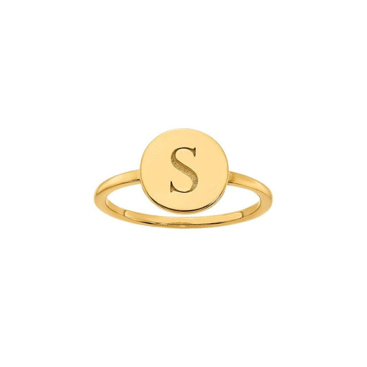 Circle Signet Ring - Elisha Marie Jewelry