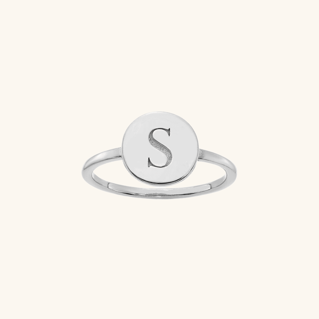 Circle Signet Ring - Elisha Marie Jewelry