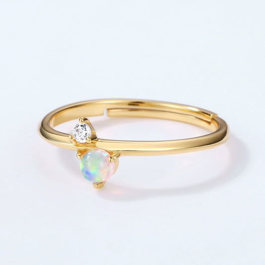 Opal Stack Ring
