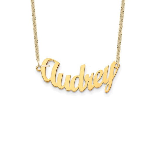 Curved Name Necklace - Elisha Marie Jewelry