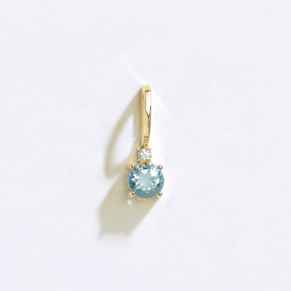 Diamond Birthstone Solitaire Charm - Elisha Marie Jewelry