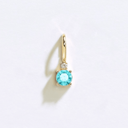 Diamond Birthstone Solitaire Charm - Elisha Marie Jewelry