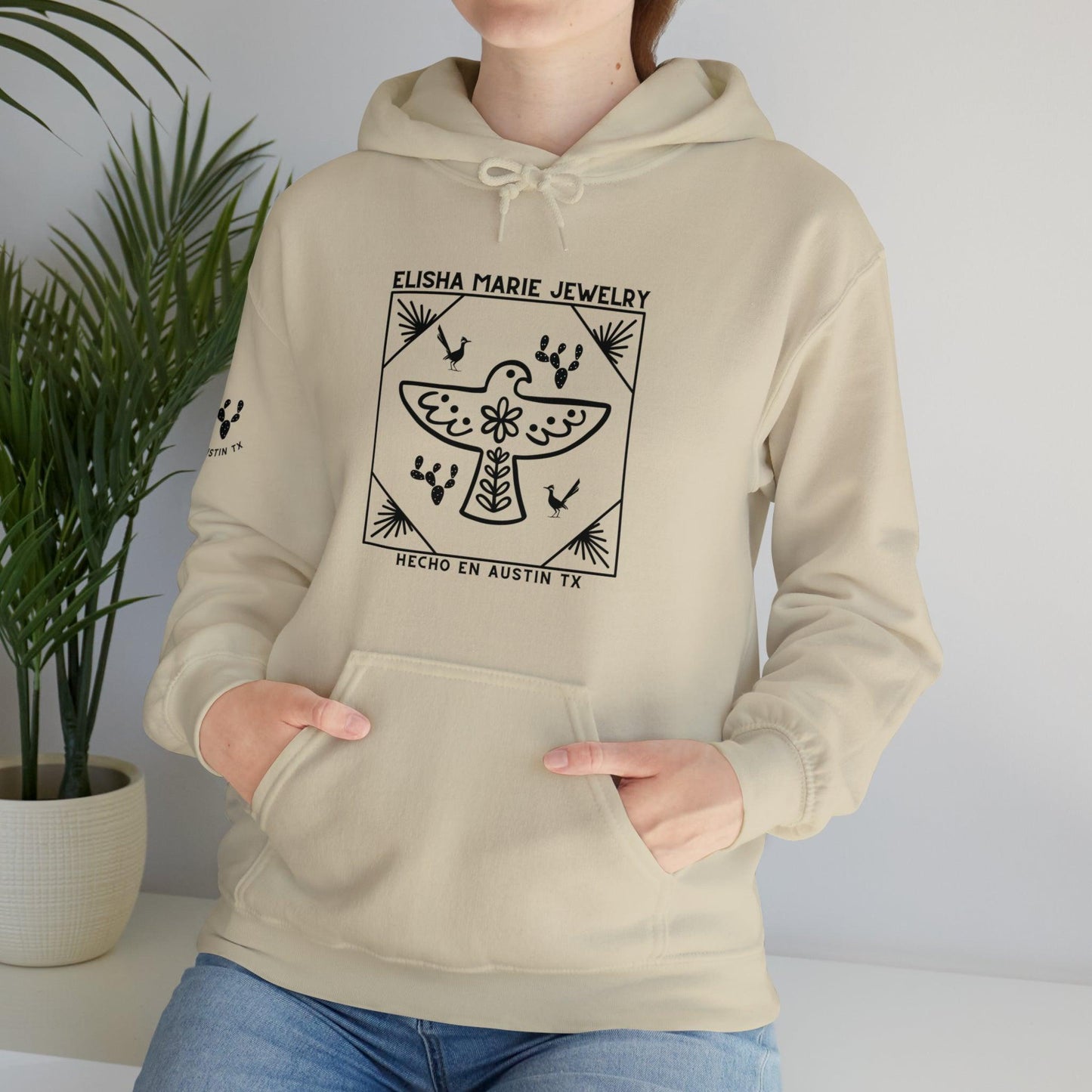 EM Hooded Sweatshirt - Elisha Marie Jewelry
