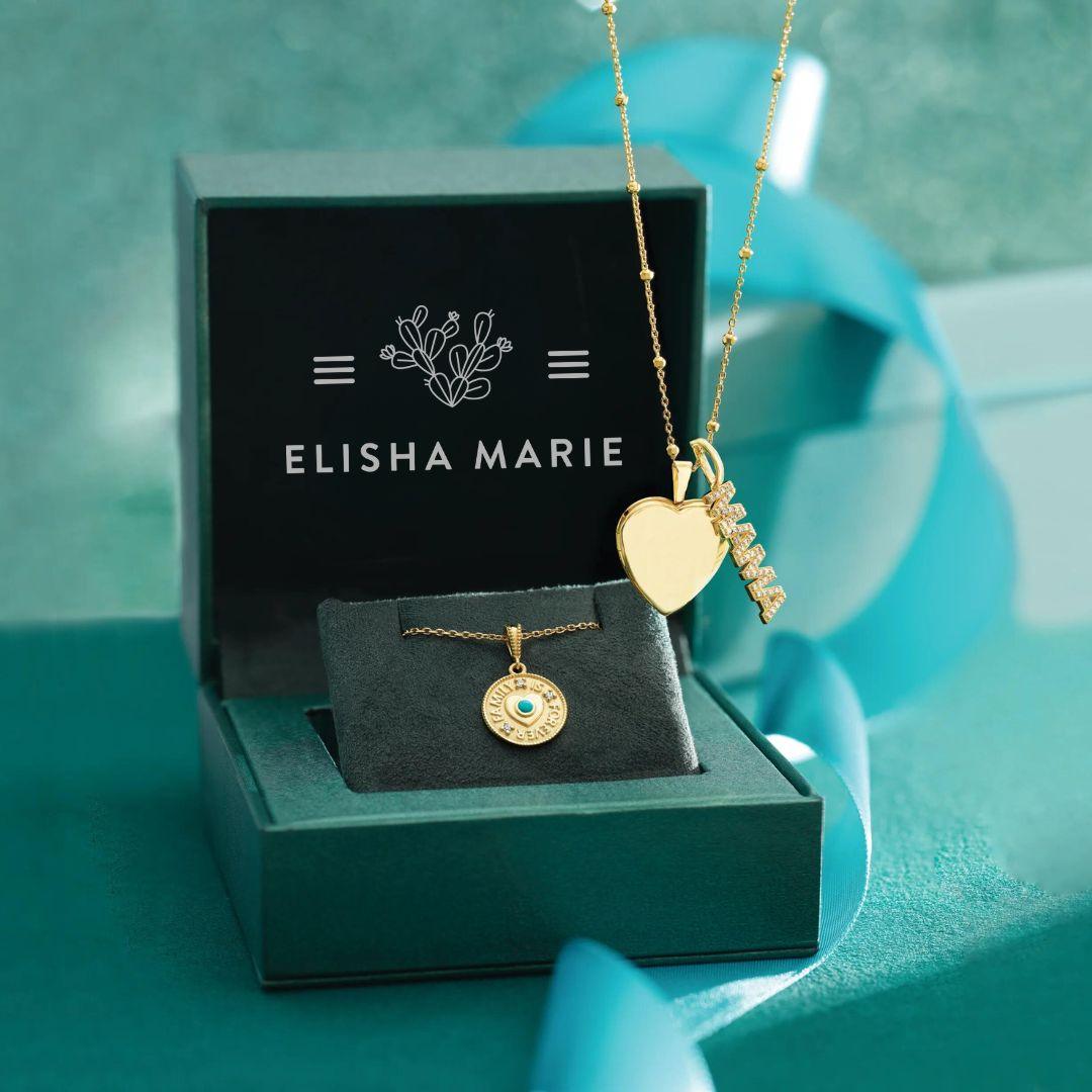 Family is Forever Turquoise Necklace - Elisha Marie Jewelry