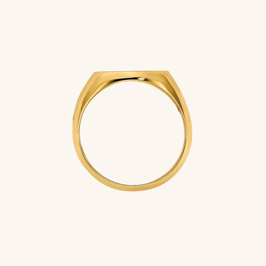 Monogram Signet Ring - Elisha Marie Jewelry