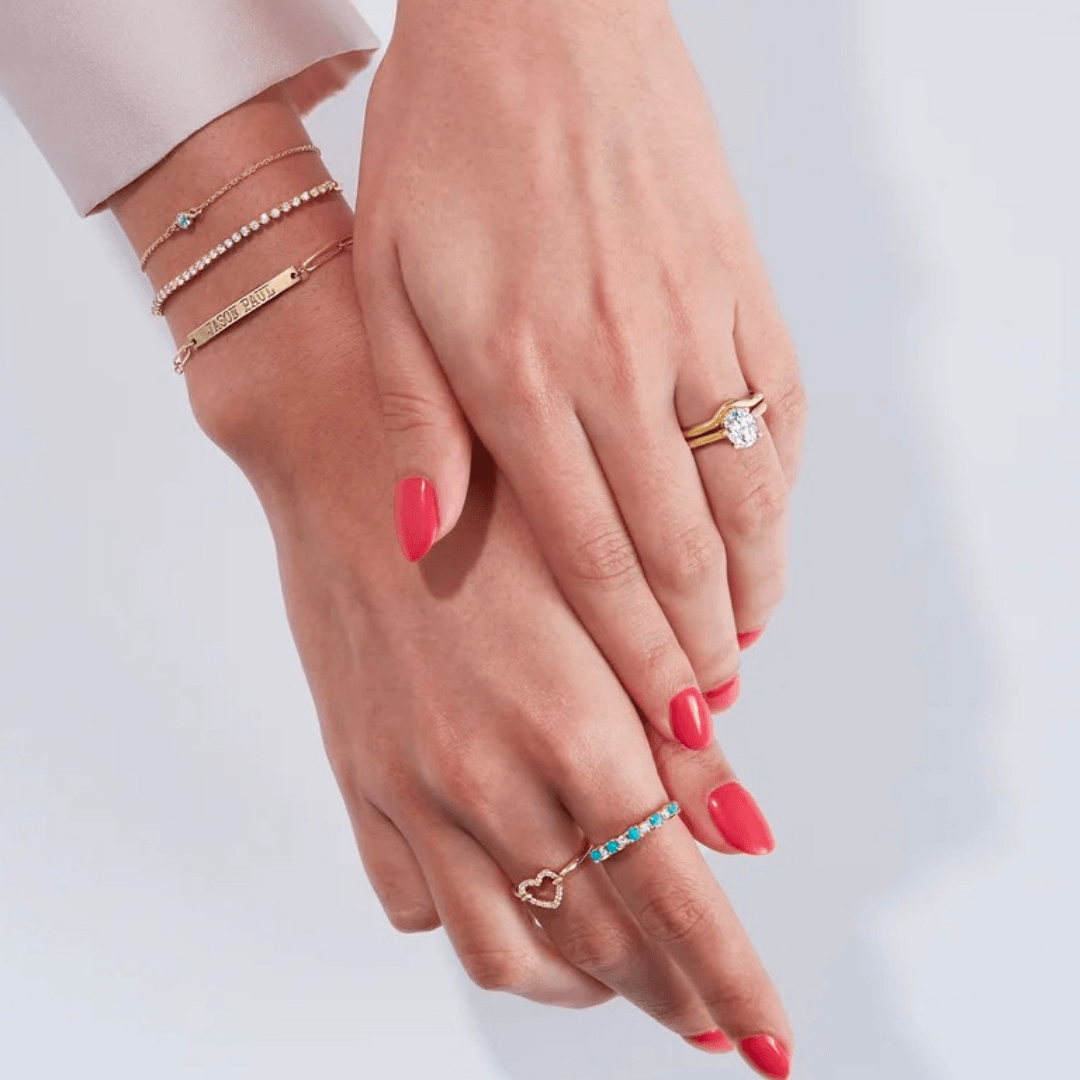 Pink Tourmaline Chain Bracelet - Elisha Marie Jewelry