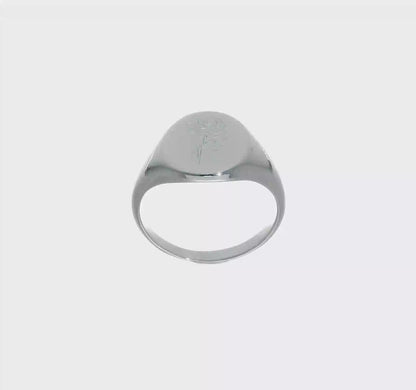 Rose Signet Ring