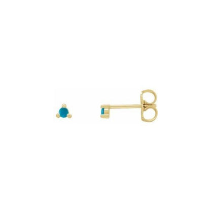 Gemstone Stud Earrings