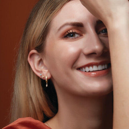 Gemstone Stud Earrings