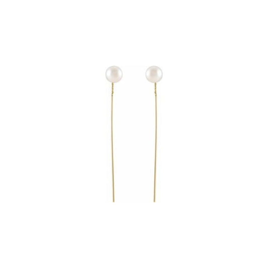 Pearl Threader Earring