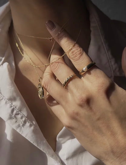 Pearl Dome Ring