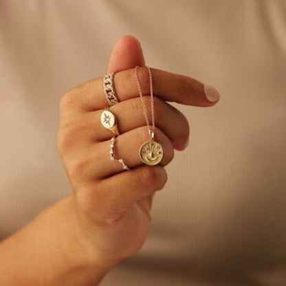 Celestial Coin Necklace