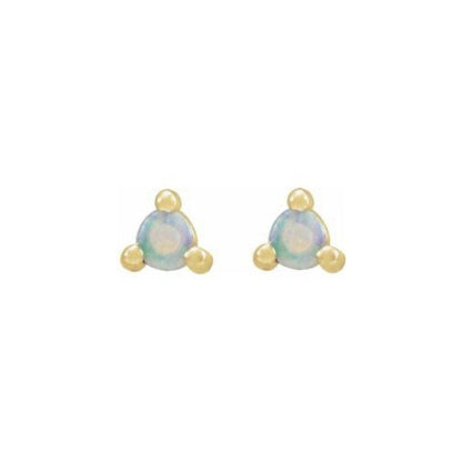 Gemstone Stud Earrings