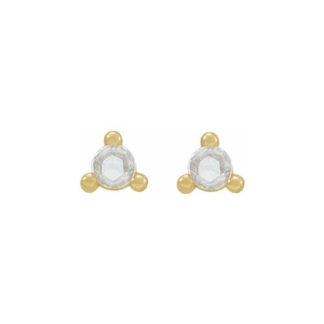Tiny Gemstone Studs - Elisha Marie Jewelry