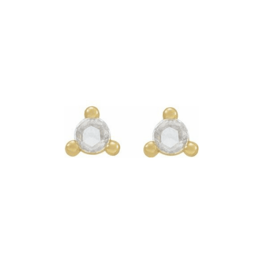 Tiny Gemstone Studs - Elisha Marie Jewelry