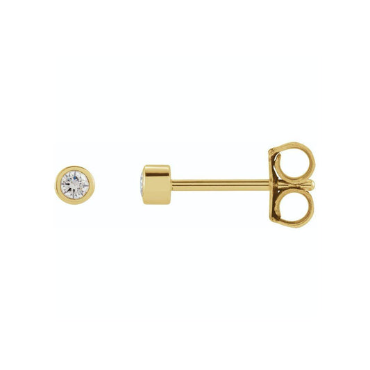 Diamond Micro Stud Earring - Elisha Marie Jewelry