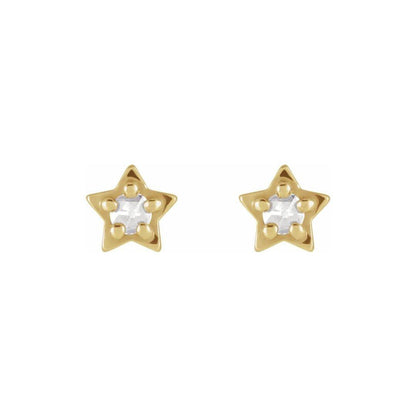 Diamond Star Earrings - Elisha Marie Jewelry