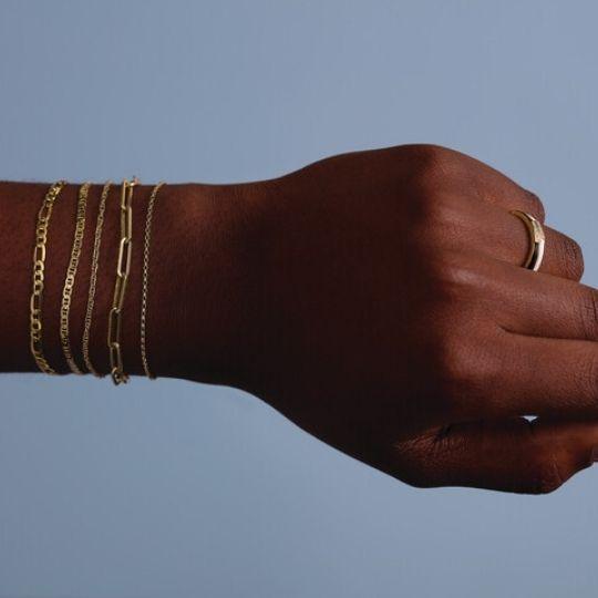 Figaro chain bracelet - Elisha Marie Jewelry