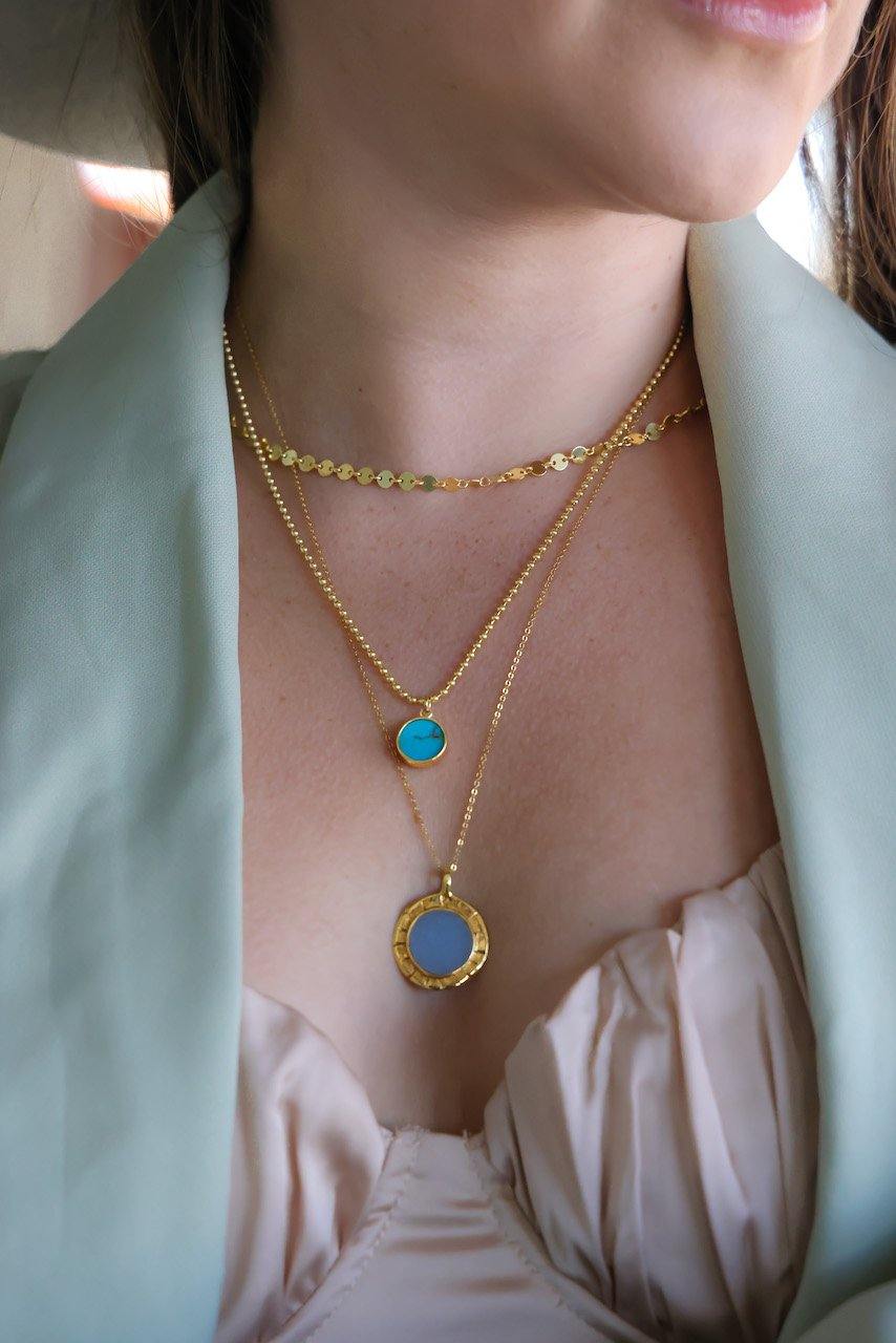 Turquoise Bubbly Necklace - Elisha Marie Jewelry