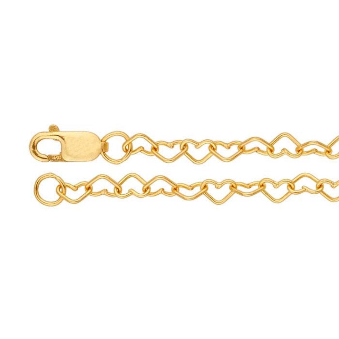 Heart Link Chain - Elisha Marie Jewelry