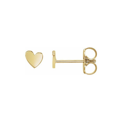 Heart Stud Earrings - Elisha Marie Jewelry