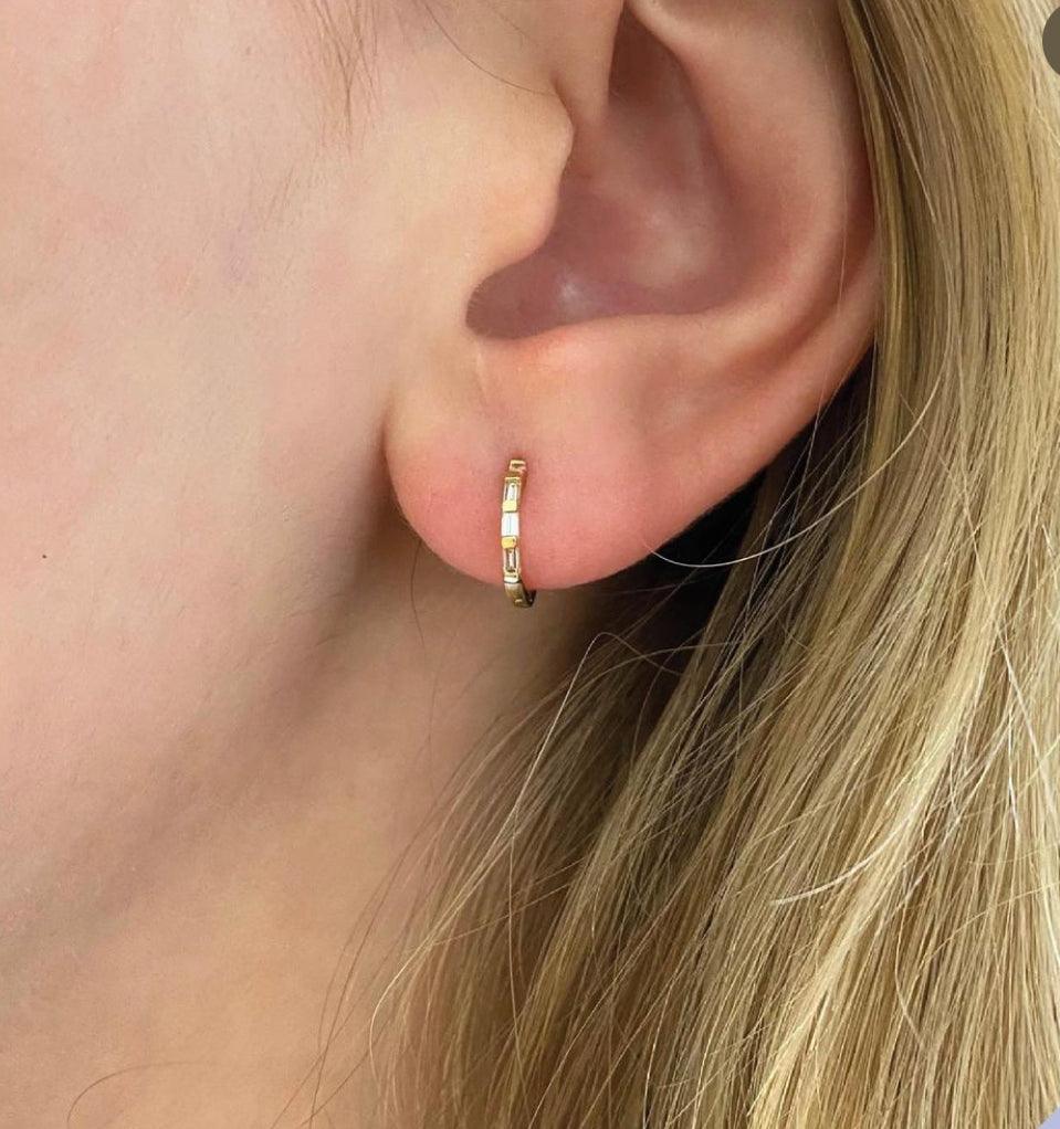 Huggie Hoop Earring - Elisha Marie Jewelry