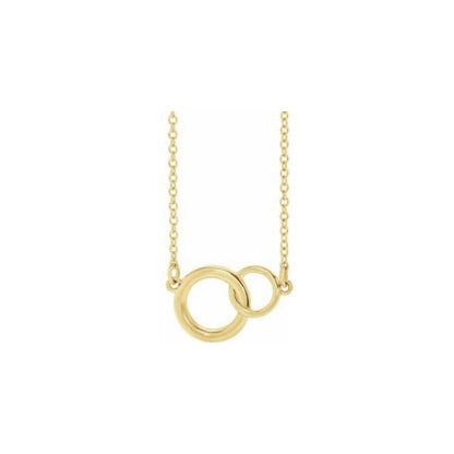 Interlocking Circle Necklace - Elisha Marie Jewelry
