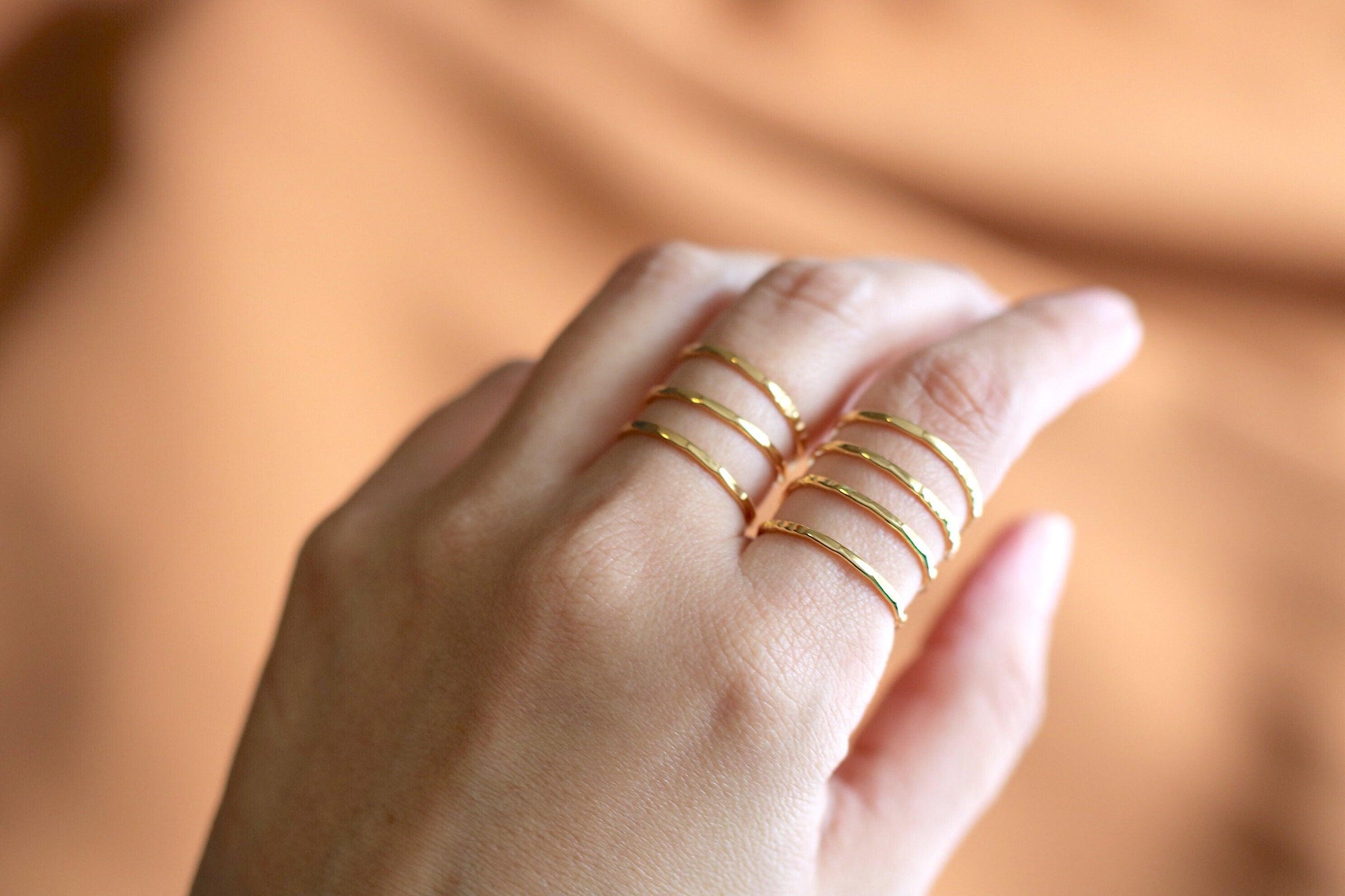 Long Stack Ring - Elisha Marie Jewelry
