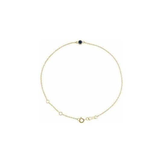 Sapphire Chain Bracelet - Elisha Marie Jewelry