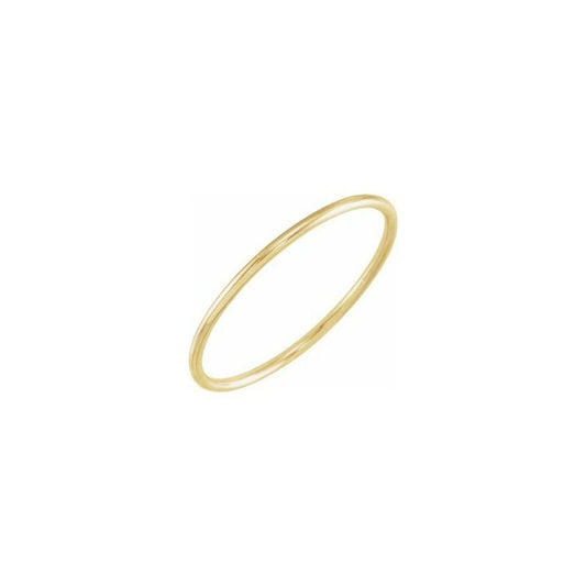 Simple Gold Stacking Ring - Elisha Marie Jewelry